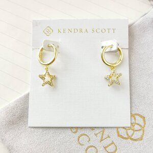 Kendra Scott - Jae Star Gold White Crystal Earrings